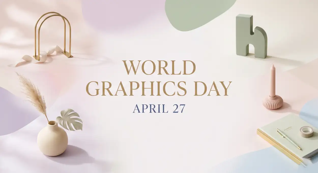 Free Download World Graphics Day Greetings Images - High Quality World Graphics Day 2026 Image