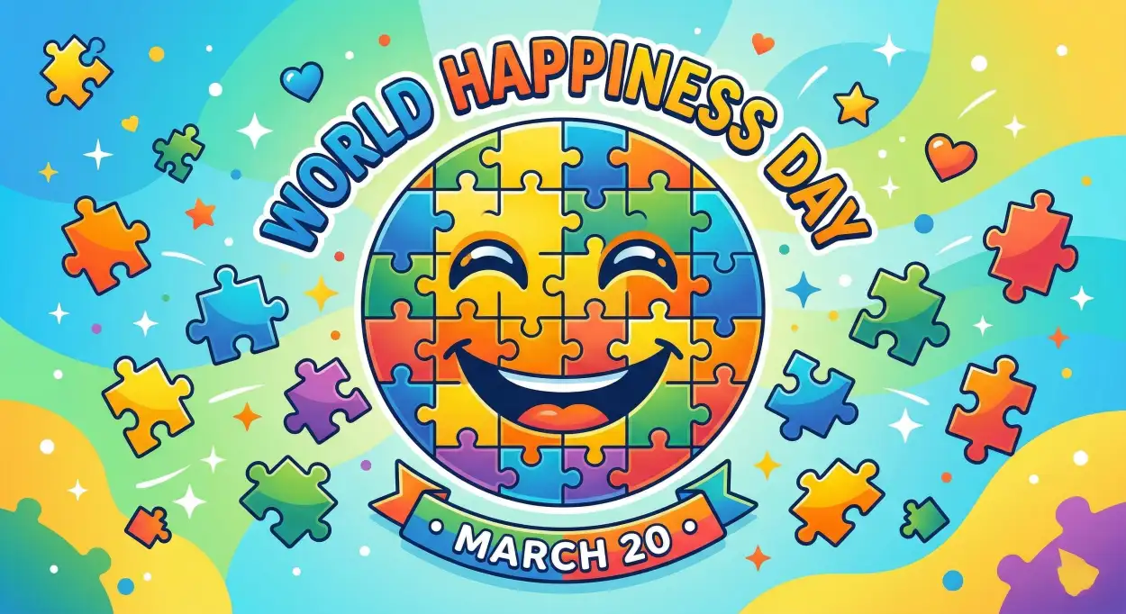 Free Download World Happiness Day 2026 Activities For Students - High Quality World Happiness Day 2026 Image