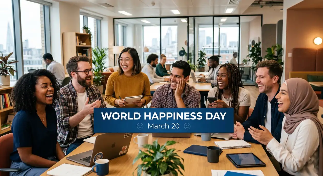 Free Download World Happiness Day 2026 Business Post Ideas - High Quality World Happiness Day 2026 Image