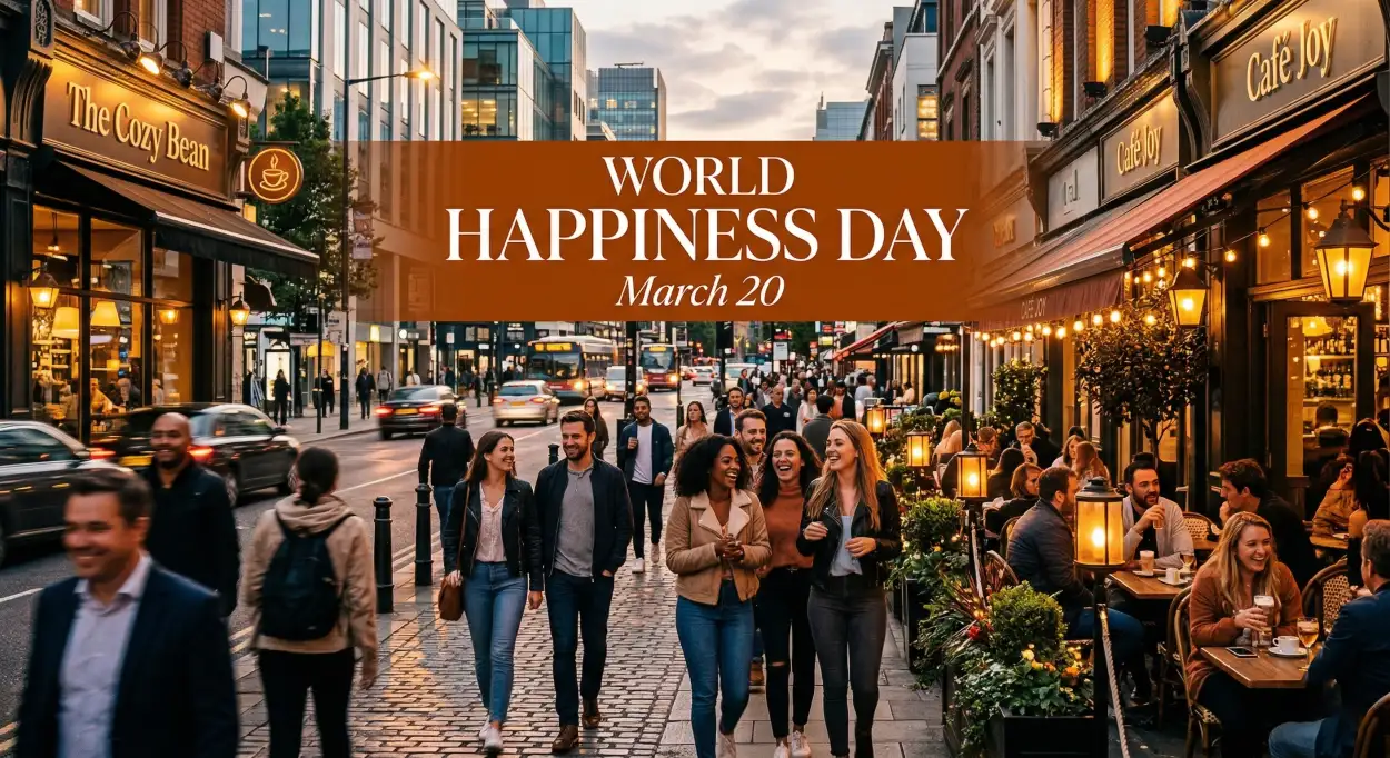 Free Download World Happiness Day 2026 Instagram Post Template 2 - High Quality World Happiness Day 2026 Image