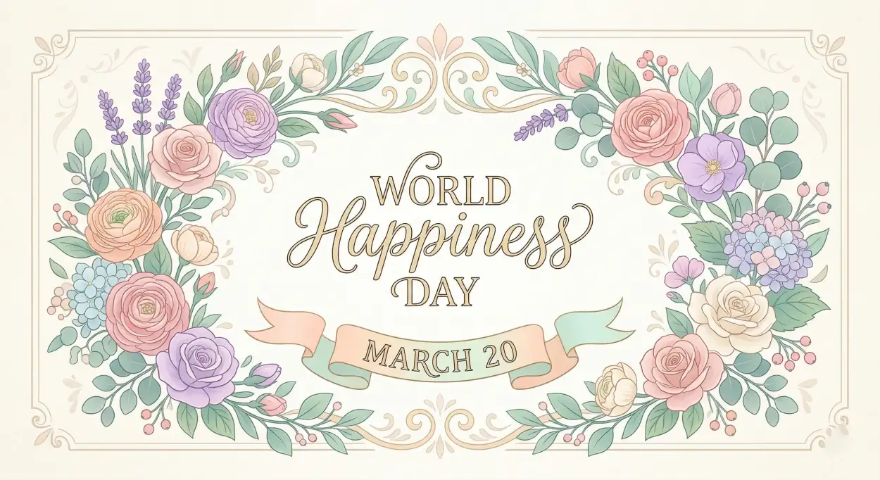 Free Download World Happiness Day 2026 Instagram Post Template - High Quality World Happiness Day 2026 Image