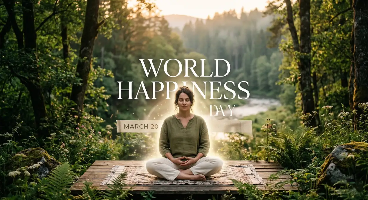Free Download World Happiness Day 2026 Mental Health Awareness - High Quality World Happiness Day 2026 Image