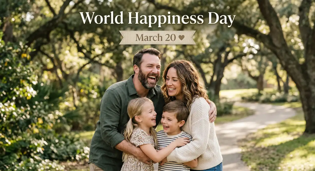 Free Download World Happiness Day 2026 Realistic Photo Prompt - High Quality World Happiness Day 2026 Image