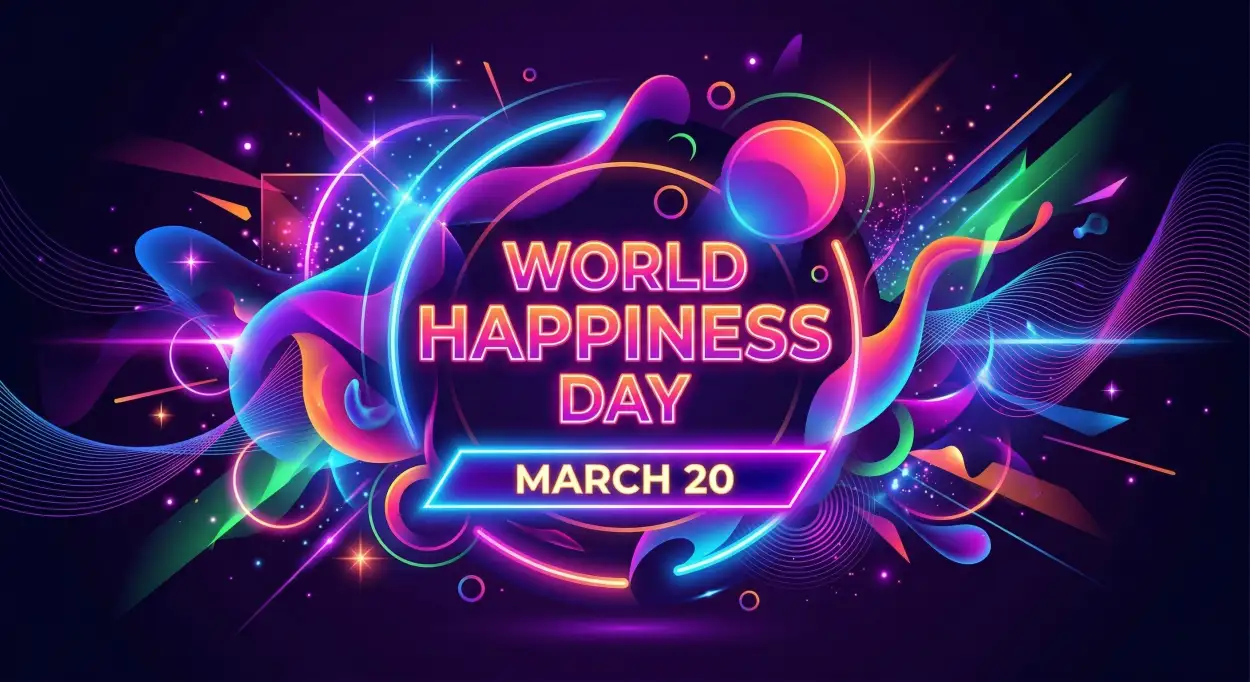 Free Download World Happiness Day 2026 Trending Hashtags - High Quality World Happiness Day 2026 Image