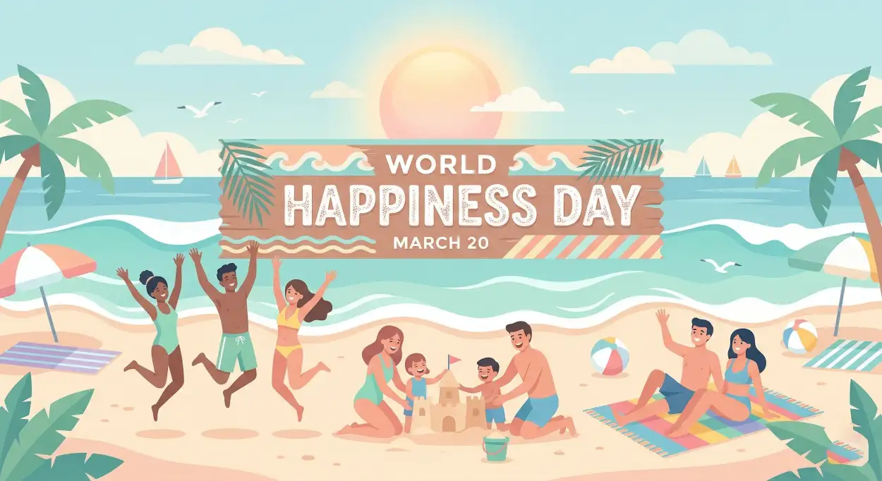 Free Download World Happiness Day 2026 Viral Content Ideas - High Quality World Happiness Day 2026 Image