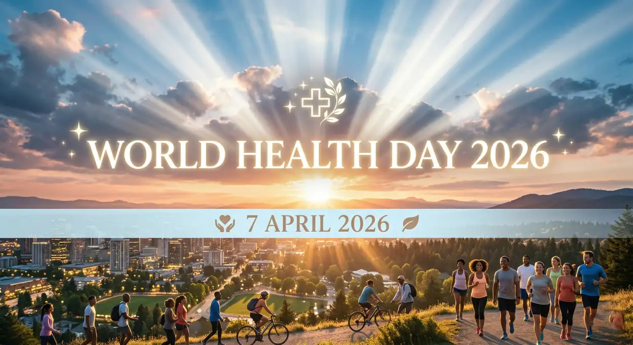 Free Download World Health Day 2026 Healthy Lifestyle Tips - High Quality World Health Day 2026 Image