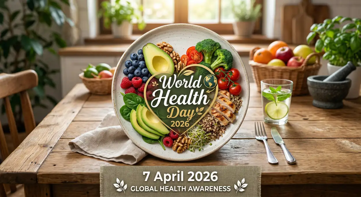 Free Download World Health Day 2026 Nutrition Awareness - High Quality World Health Day 2026 Image