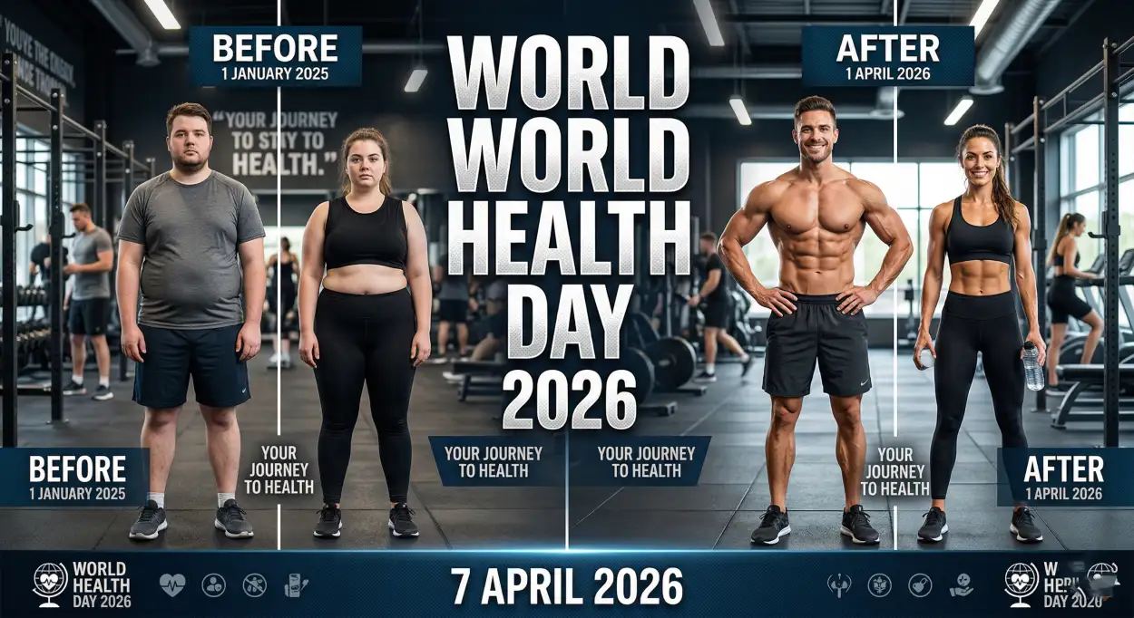 Free Download World Health Day 2026 Premium Poster Templates - High Quality World Health Day 2026 Image