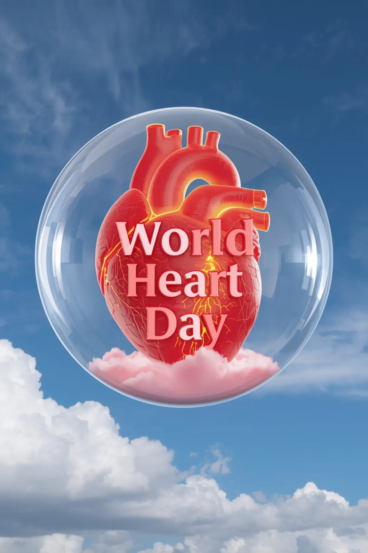 Free Download World Heart Day Banner Design For Hospital Events - High Quality World Heart Day Image