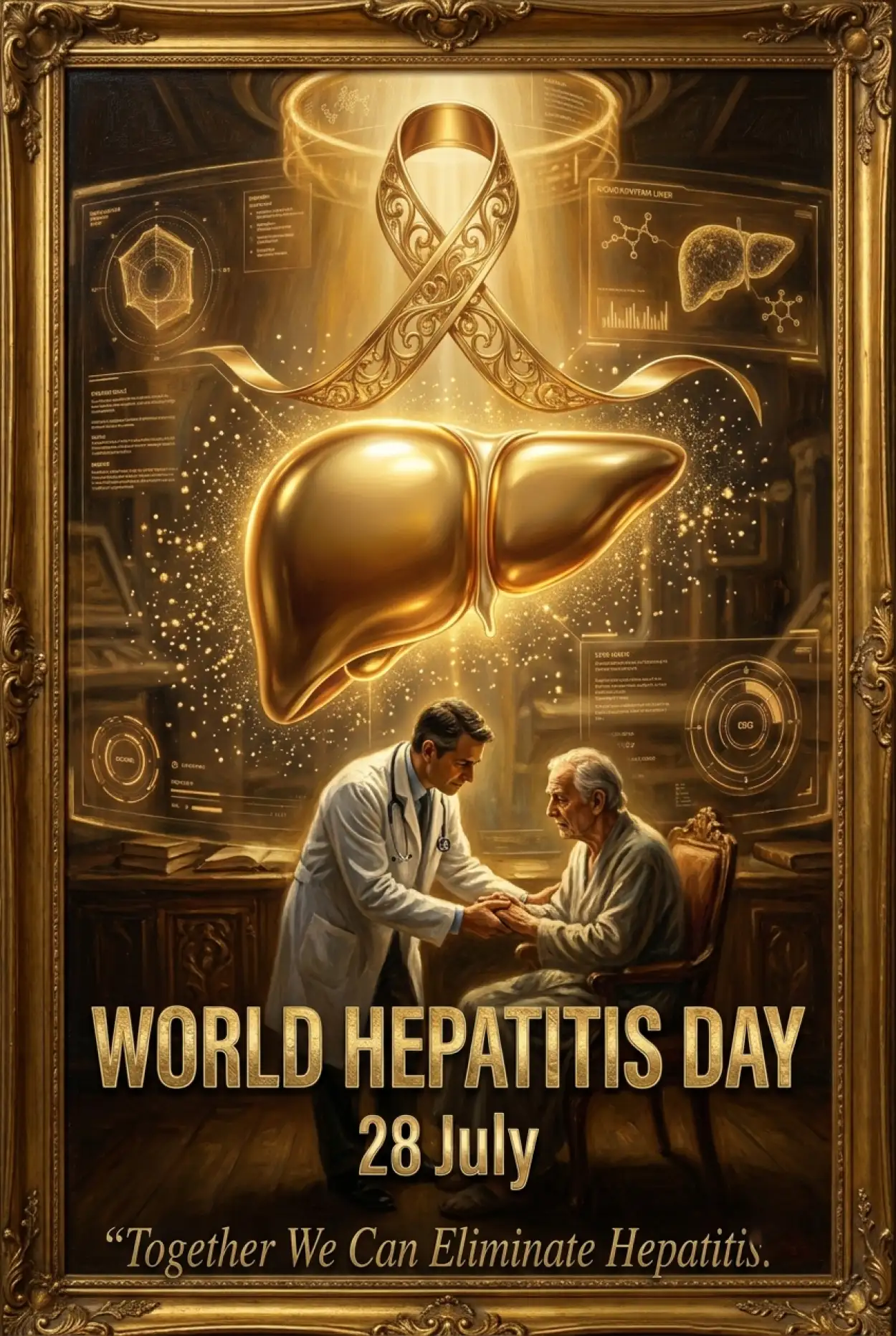 Free Download World Hepatitis Day 2026 Hospital Poster - High Quality World Hepatitis Day 2026 Image
