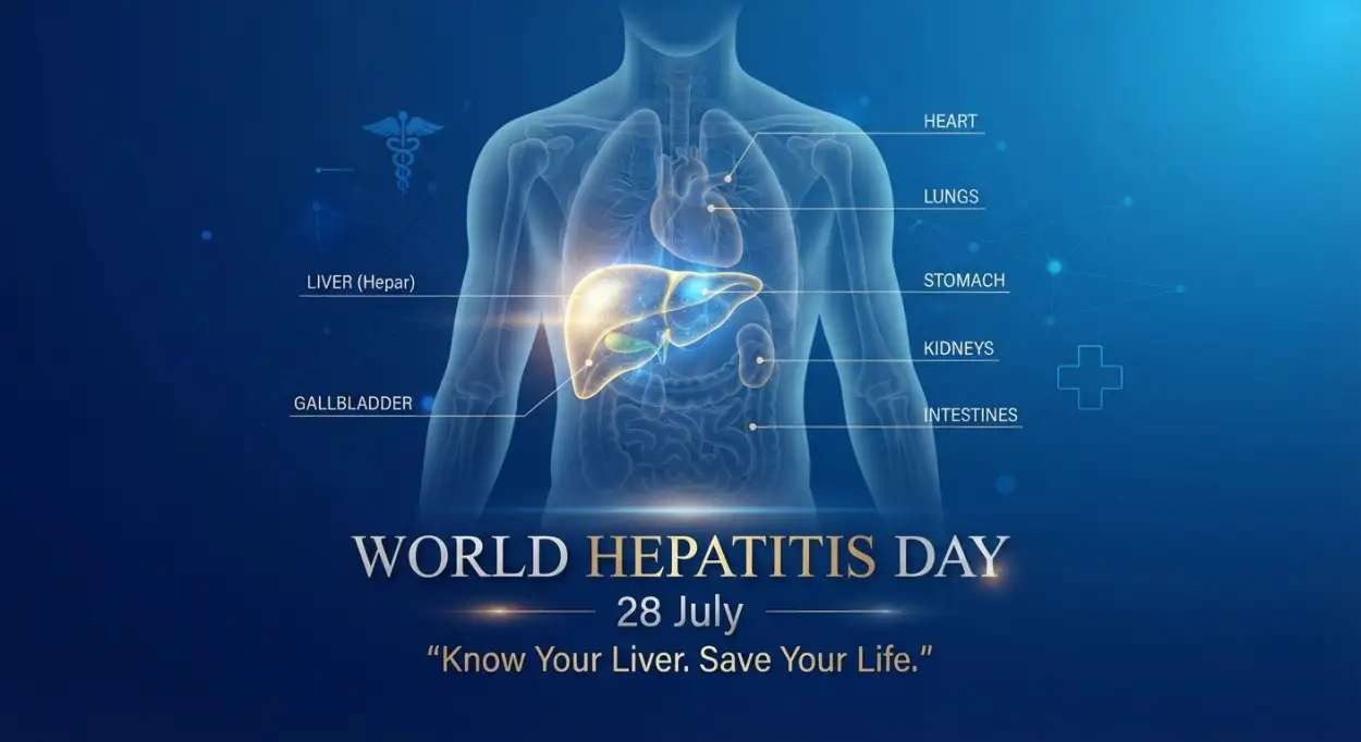 Free Download World Hepatitis Day 2026 Linkedin Banner - High Quality World Hepatitis Day 2026 Image
