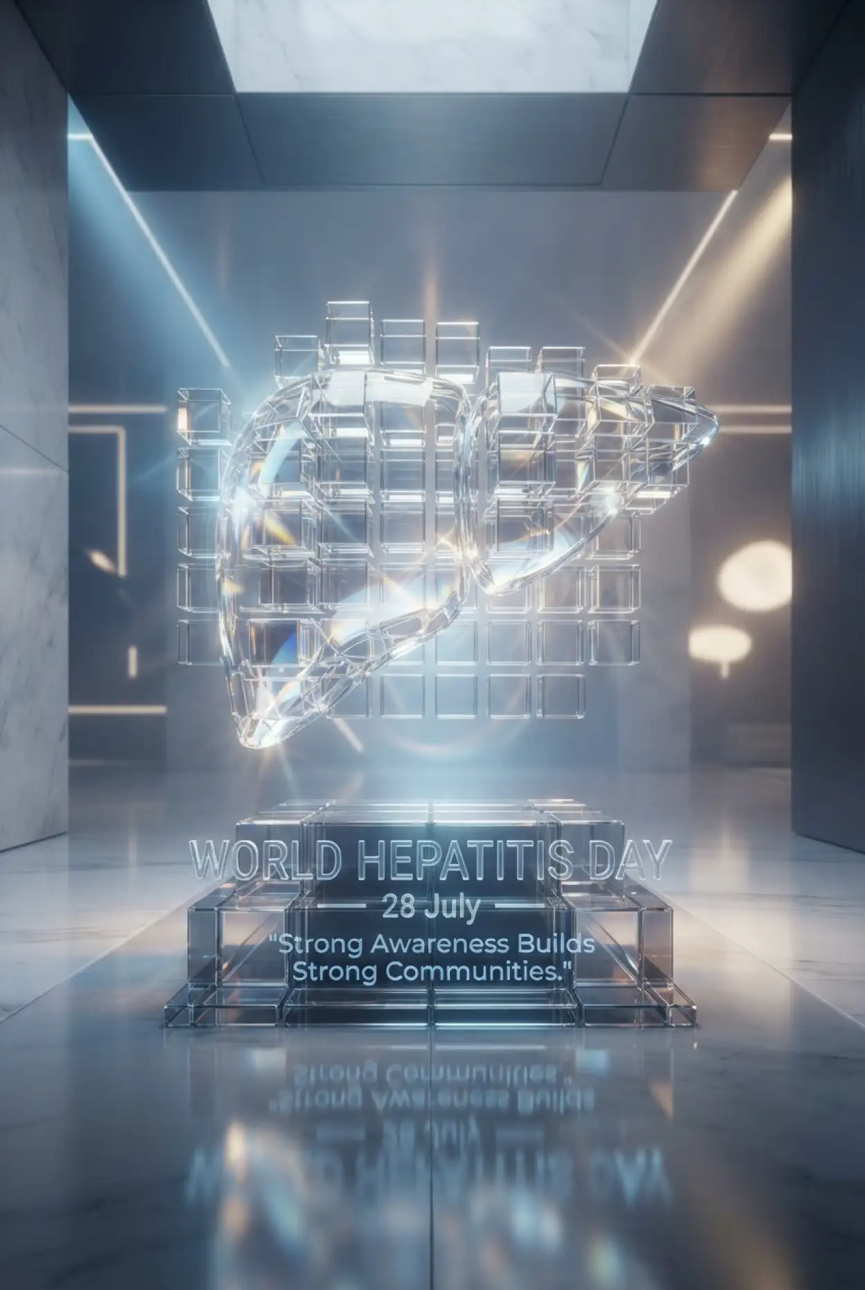 Free Download World Hepatitis Day Awareness Reel Thumbnail - High Quality World Hepatitis Day 2026 Background Image