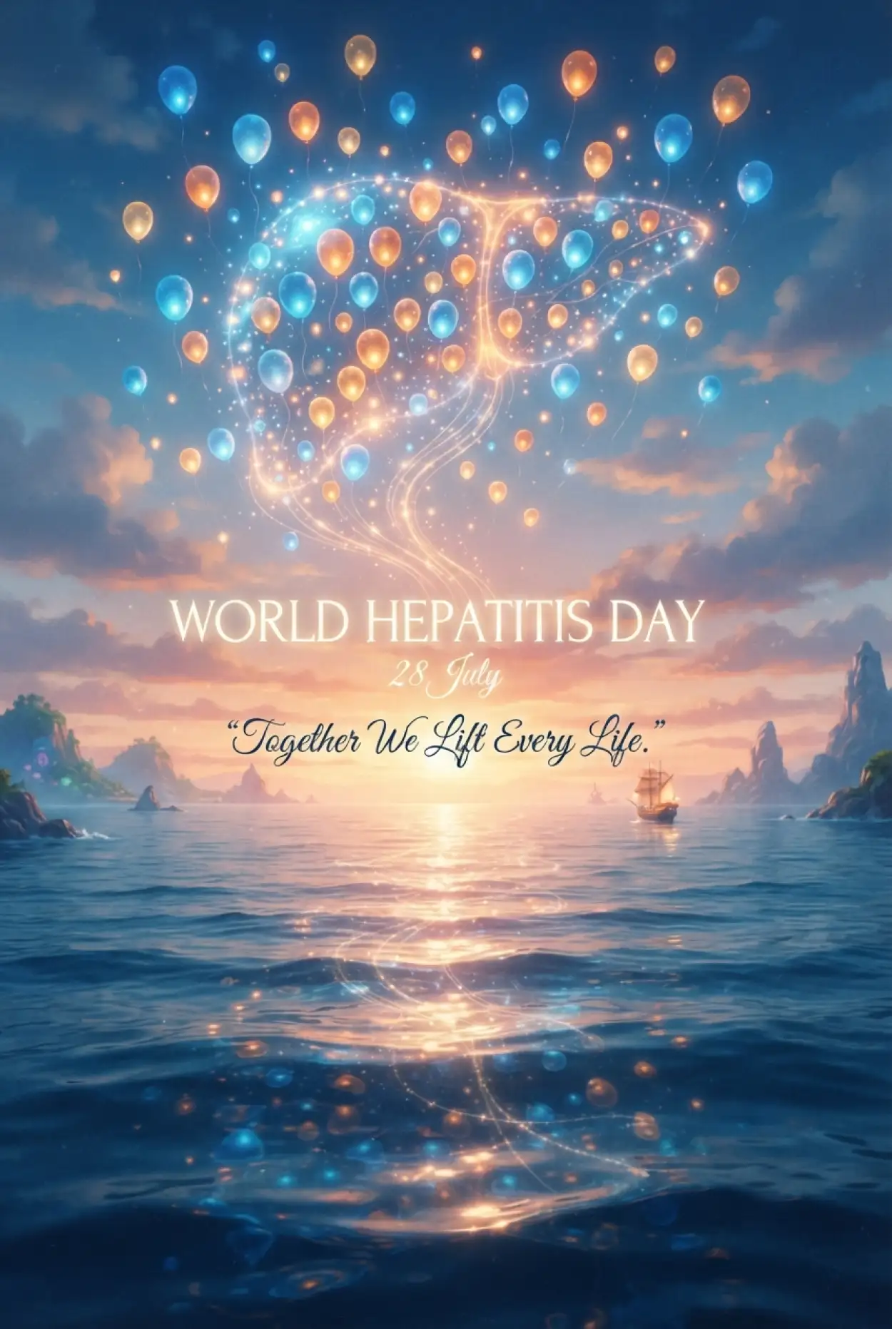 Free Download World Hepatitis Day Canva Template - High Quality World Hepatitis Day 2026 Image