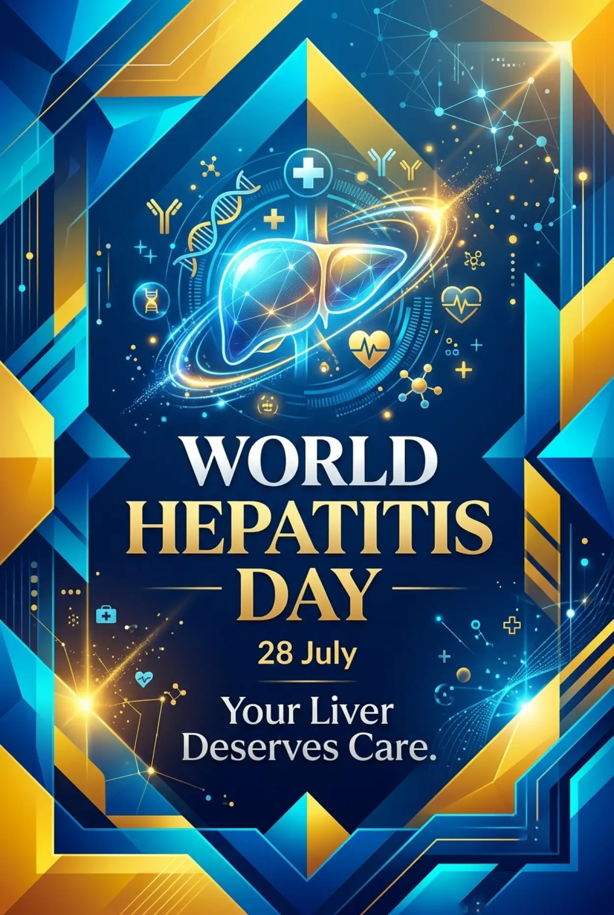 Free Download World Hepatitis Day Email Banner - High Quality World Hepatitis Day 2026 Image