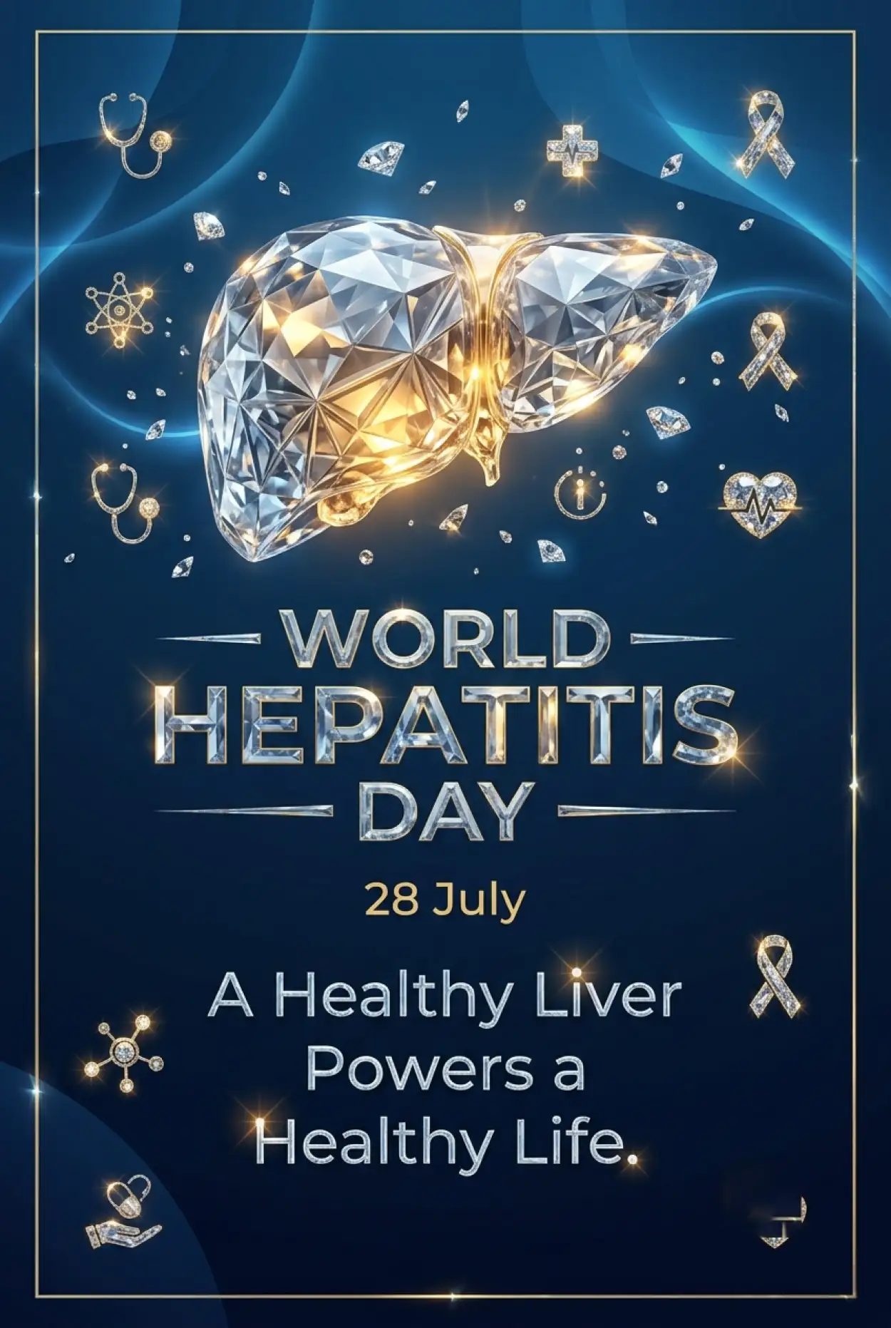 Free Download World Hepatitis Day Health Campaign - High Quality World Hepatitis Day 2026 Image