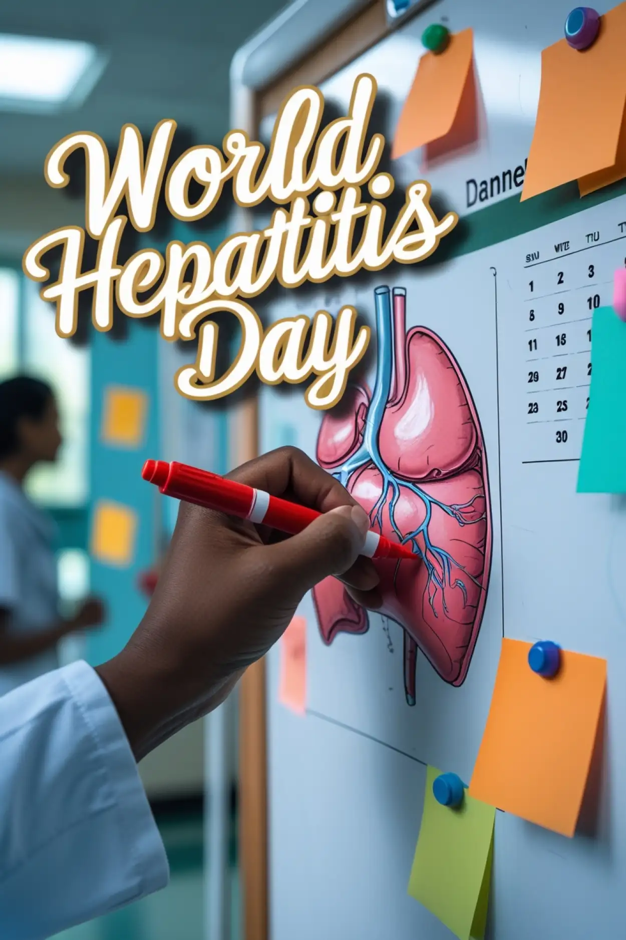 Free Download World Hepatitis Day Image For Social Media Sharing - High Quality World Hepatitis Day Background