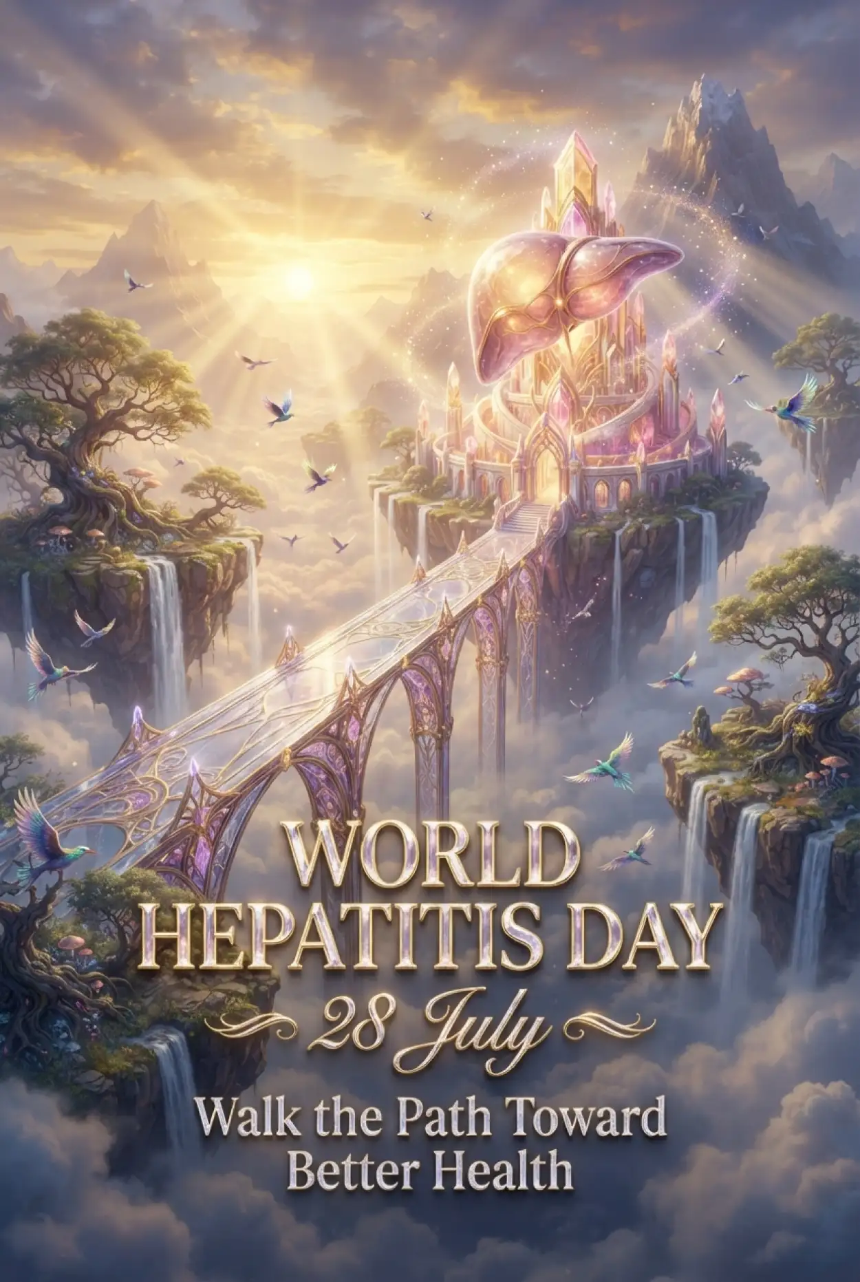 Free Download World Hepatitis Day Medical Campaign Template - High Quality World Hepatitis Day 2026 Image
