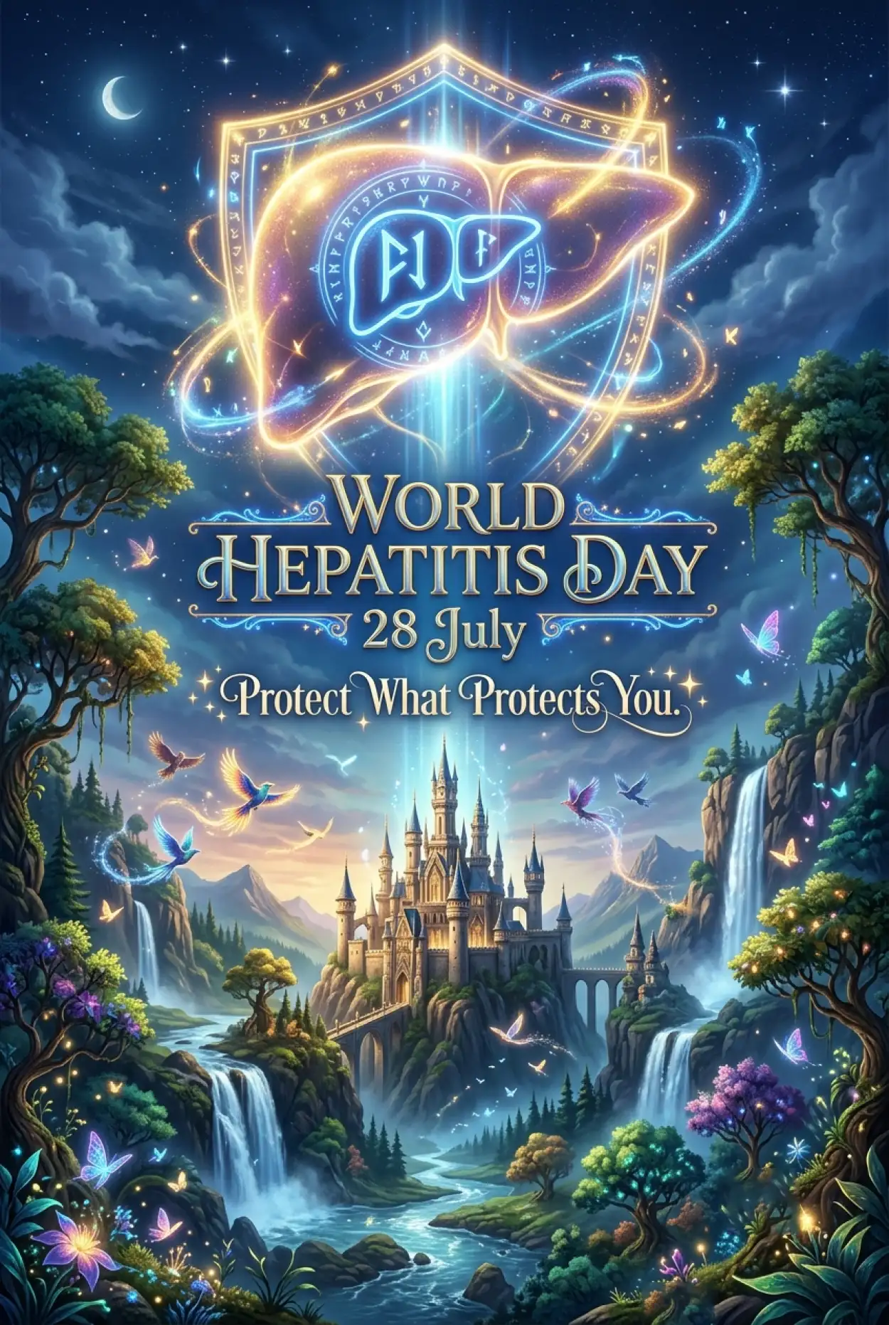 Free Download World Hepatitis Day Premium Flyer - High Quality World Hepatitis Day 2026 Image