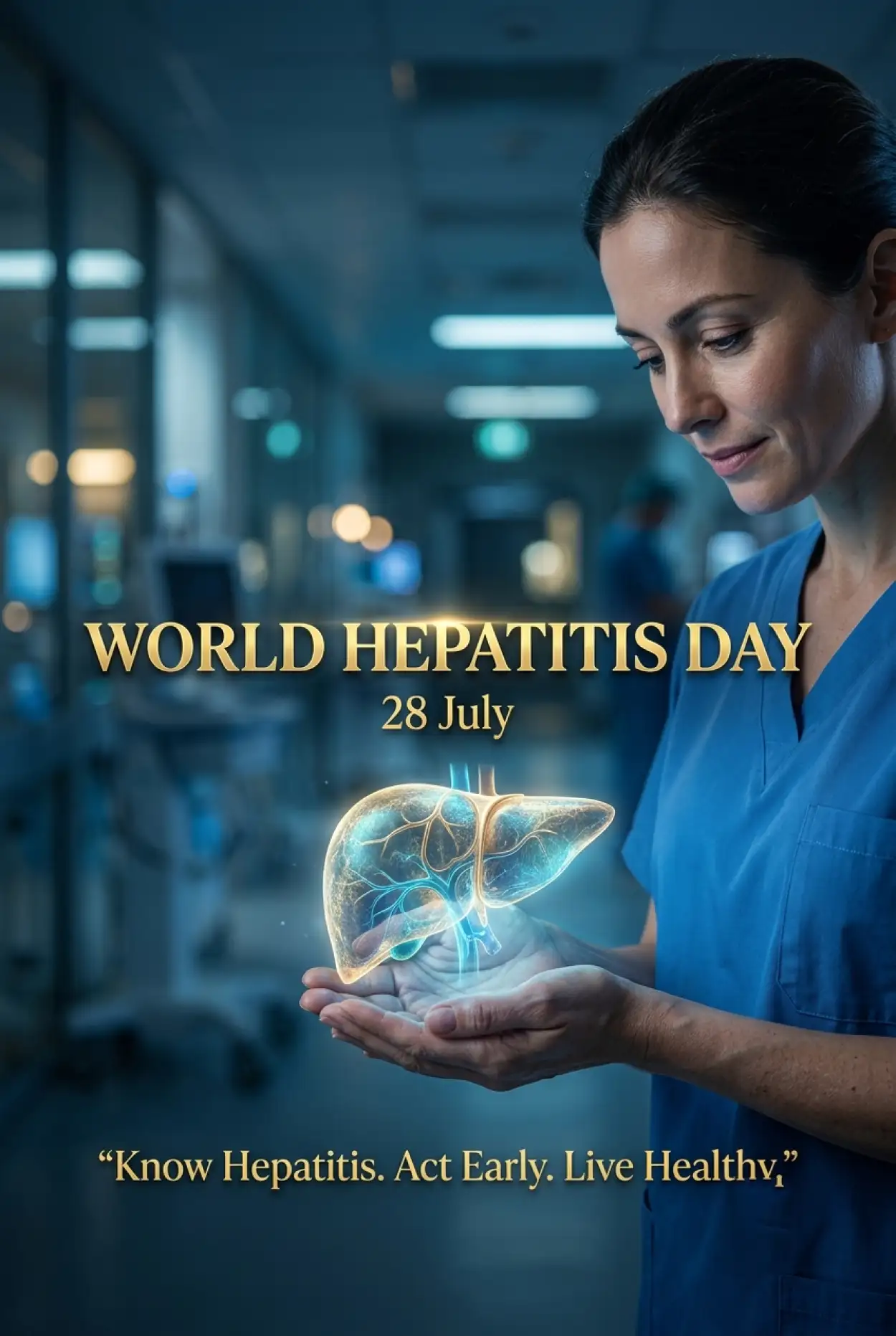 Free Download World Hepatitis Day Social Media Post Template - High Quality World Hepatitis Day 2026 Image