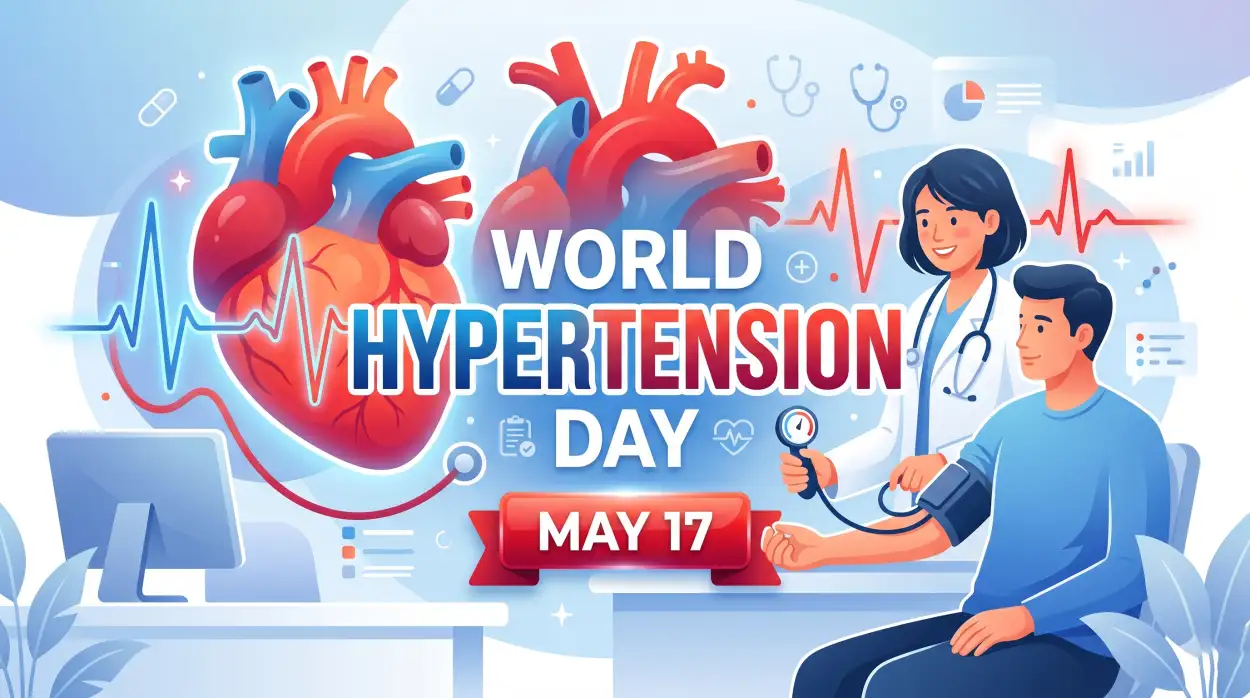 Free Download World Hypertension Day Doctor And Patient Illustration - High Quality World Hypertension Day Image
