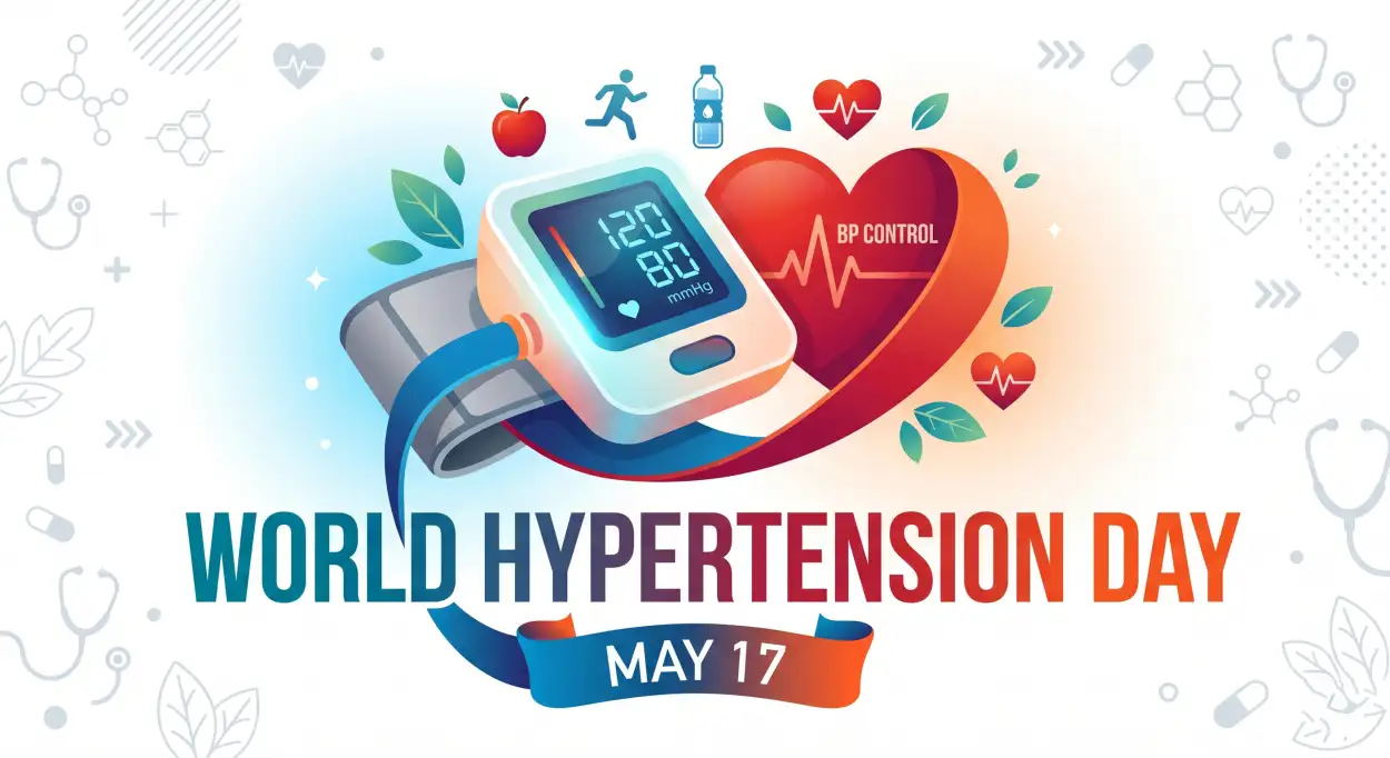 Free Download World Hypertension Day Educational Infographic - High Quality World Hypertension Day Image