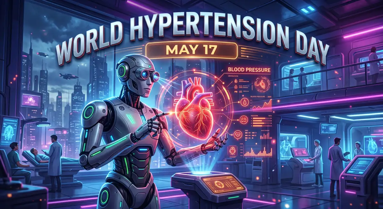 Free Download World Hypertension Day Global Health Awareness Banner - High Quality World Hypertension Day Image