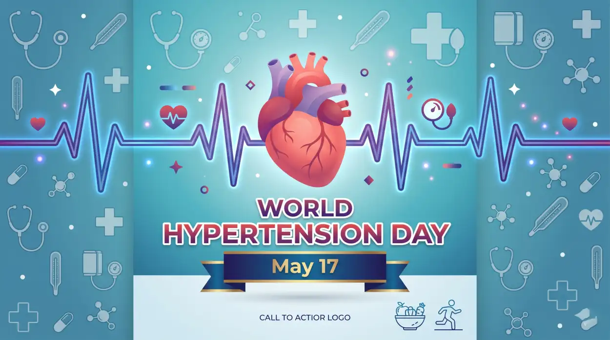 Free Download World Hypertension Day Healthcare Awareness Illustrations - High Quality World Hypertension Day Image