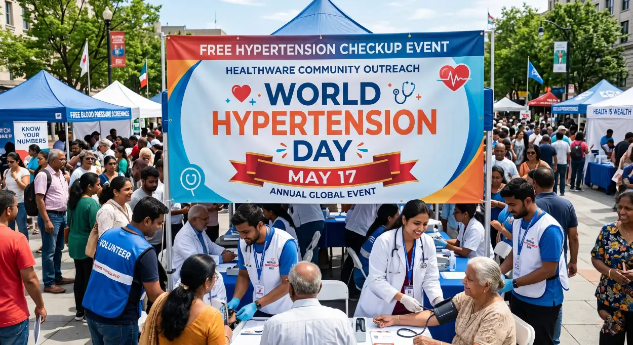Free Download World Hypertension Day Public Healthcare Campaign - High Quality World Hypertension Day Image