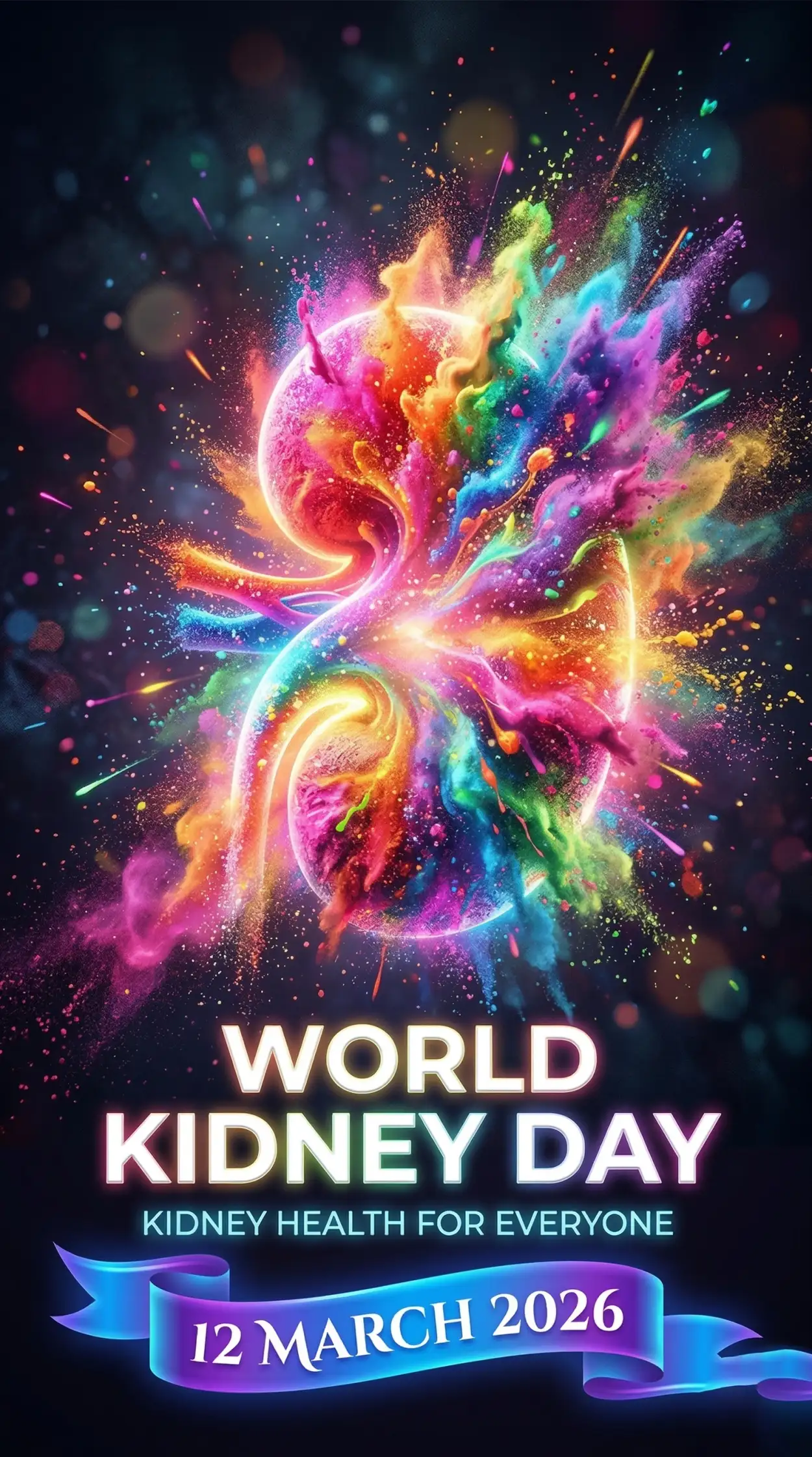Free Download World Kidney Day 2026 Kidney Awareness Digital Poster Hd - High Quality World Kidney Day Image