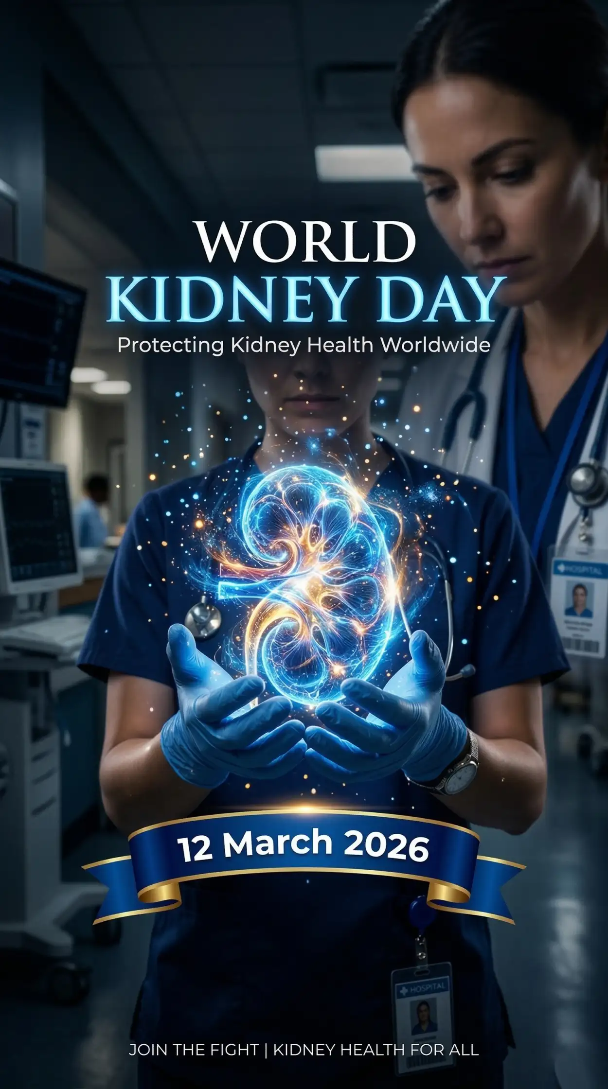 Free Download World Kidney Day 2026 Kidney Awareness Hospital Social Banner - High Quality World Kidney Day Image
