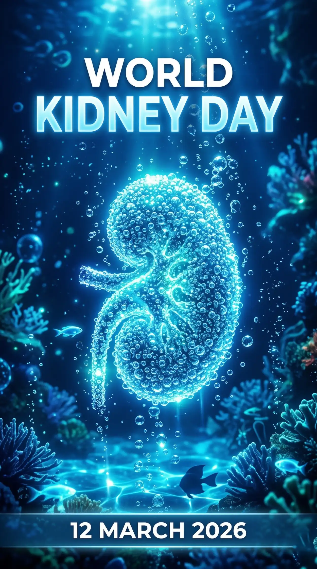 Free Download World Kidney Day 2026 Kidney Awareness Medical Banner Design - High Quality World Kidney Day Image