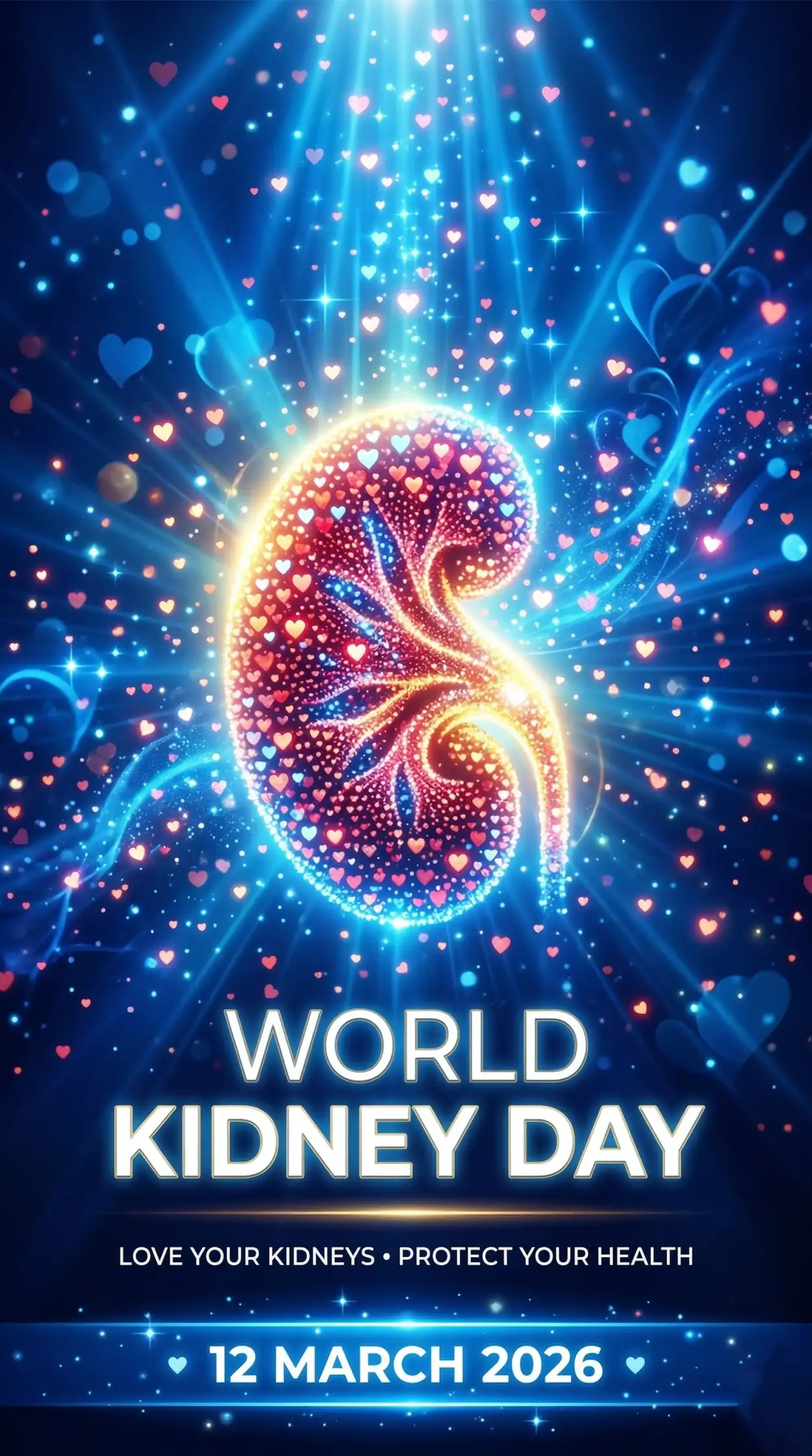 Free Download World Kidney Day 2026 Kidney Awareness Poster Design - High Quality World Kidney Day Image