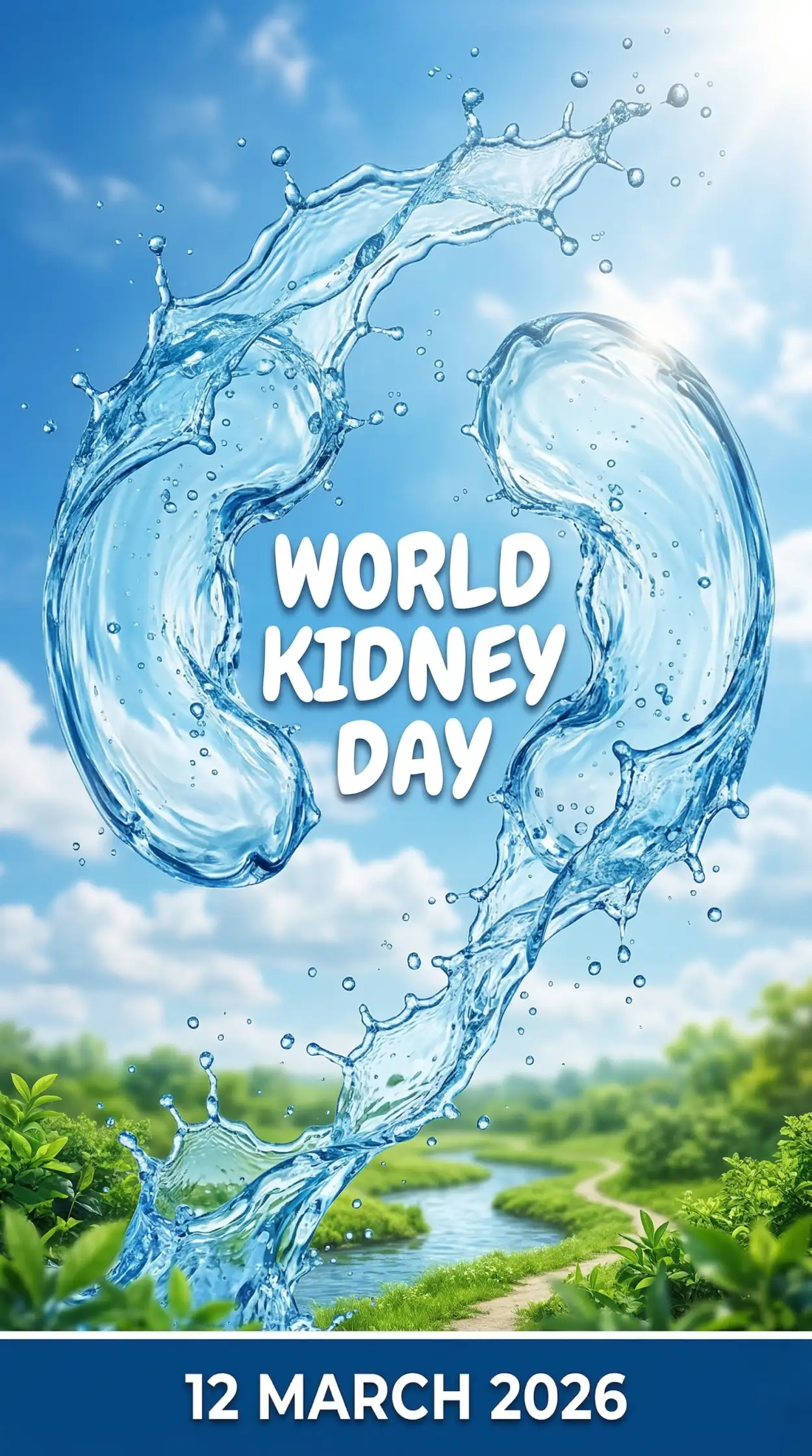 Free Download World Kidney Day 2026 Kidney Awareness Social Media Design - High Quality World Kidney Day Image