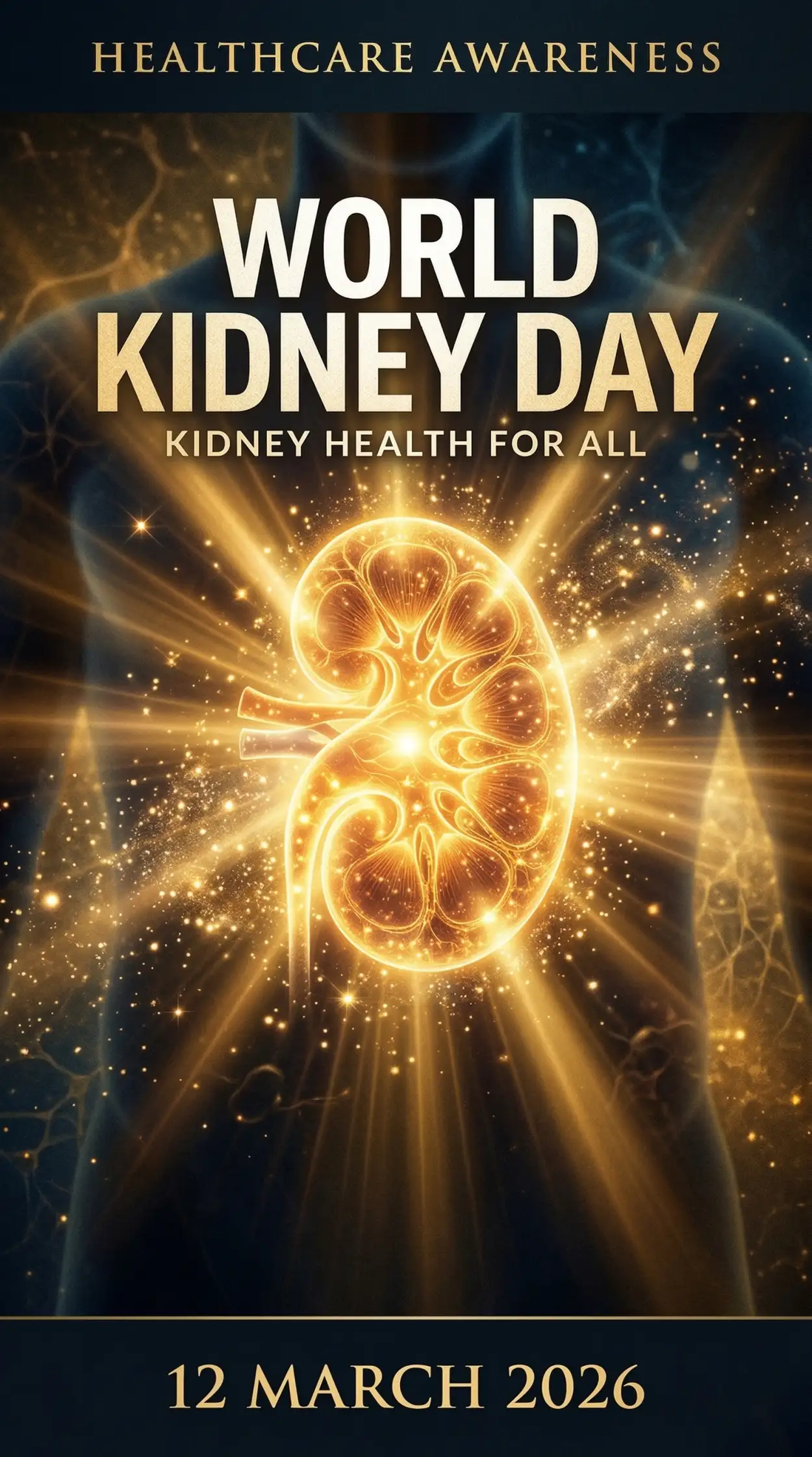 Free Download World Kidney Day 2026 Kidney Health Awareness Campaign Poster Design Ideas - High Quality World Kidney Day Image