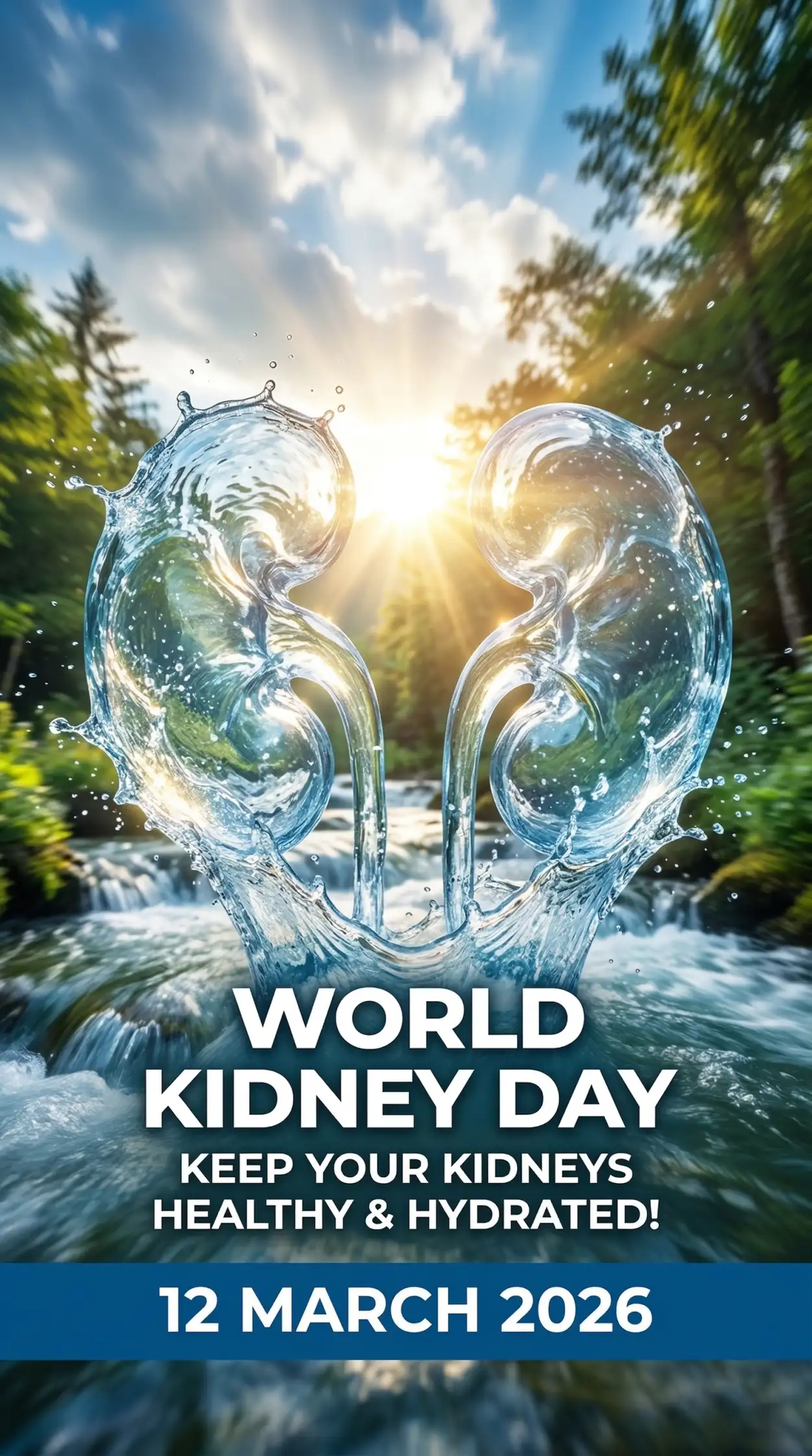 Free Download World Kidney Day 2026 Kidney Health Awareness Hd Poster - High Quality World Kidney Day Image