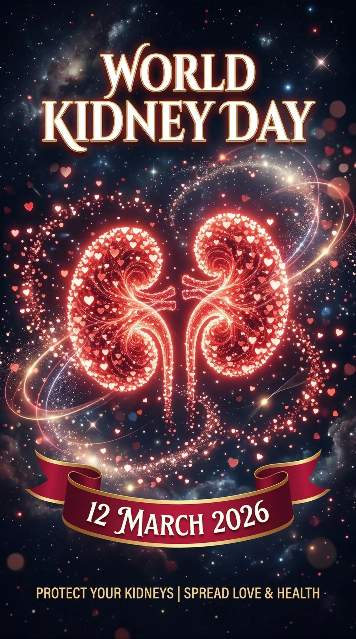 Free Download World Kidney Day 2026 Kidney Health Educational Social Banner - High Quality World Kidney Day Image