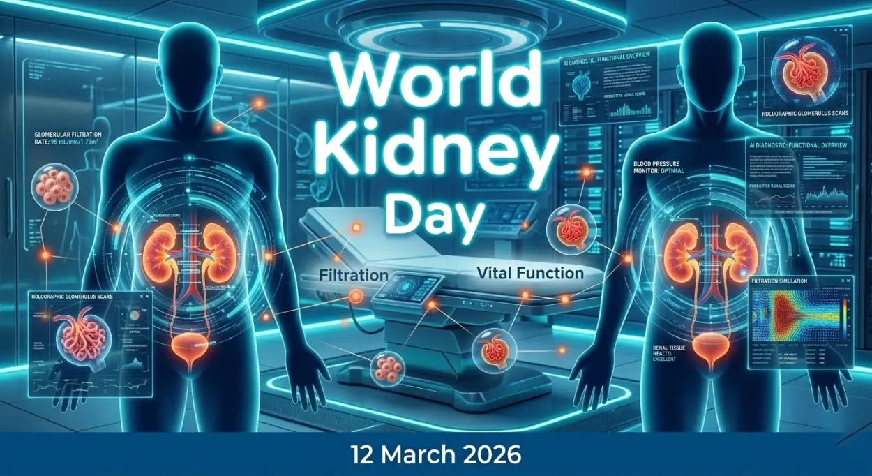 Free Download World Kidney Day 2026 Kidney Health Hospital Awareness Image - High Quality World Kidney Day Image