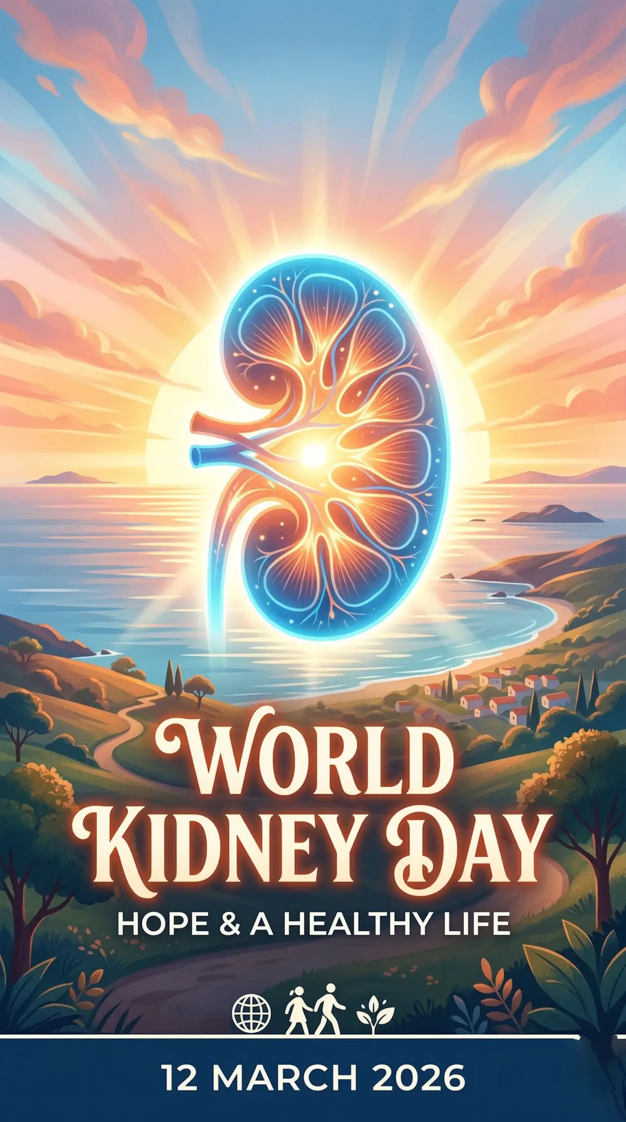 Free Download World Kidney Day 2026 Kidney Health Poster Design - High Quality World Kidney Day Image