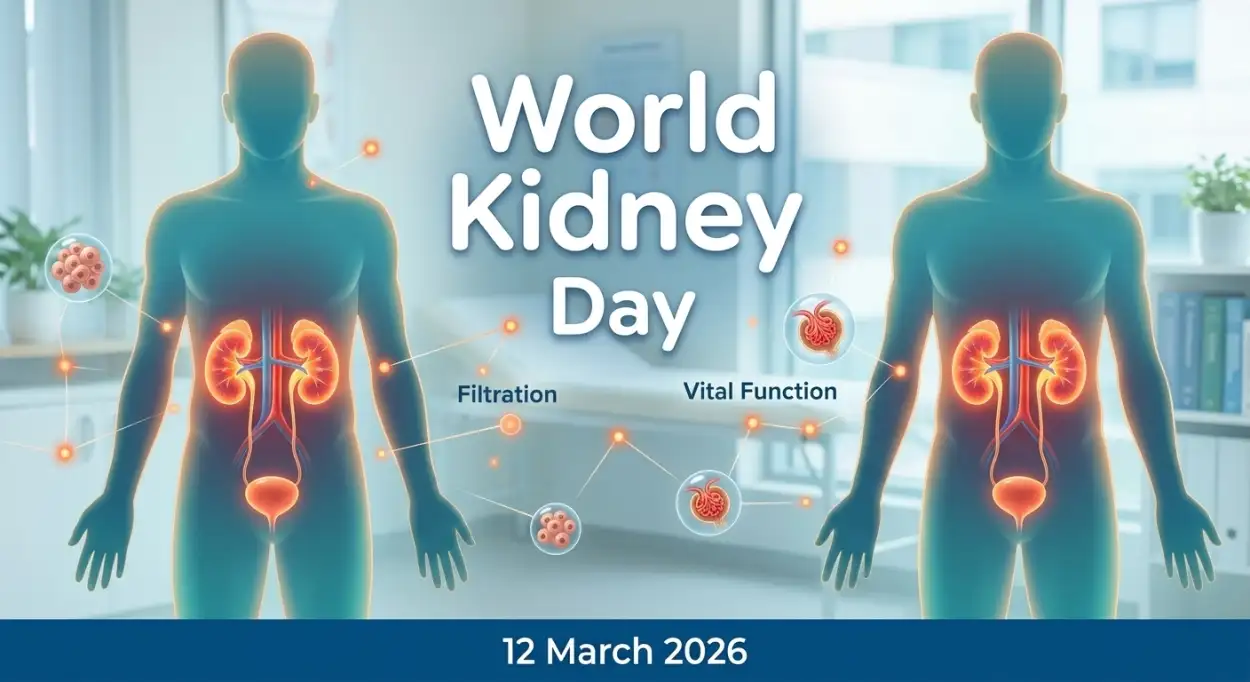 Free Download World Kidney Day 2026 Kidney Health Poster For Hospital - High Quality World Kidney Day Image