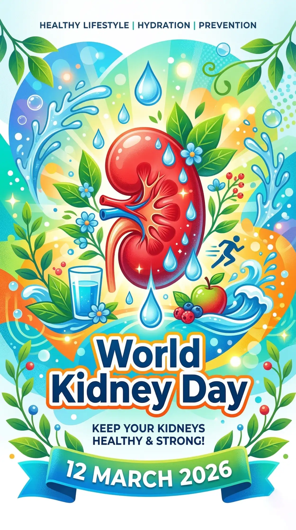 Free Download World Kidney Day 2026 Kidney Health Social Media Graphics - High Quality World Kidney Day Image