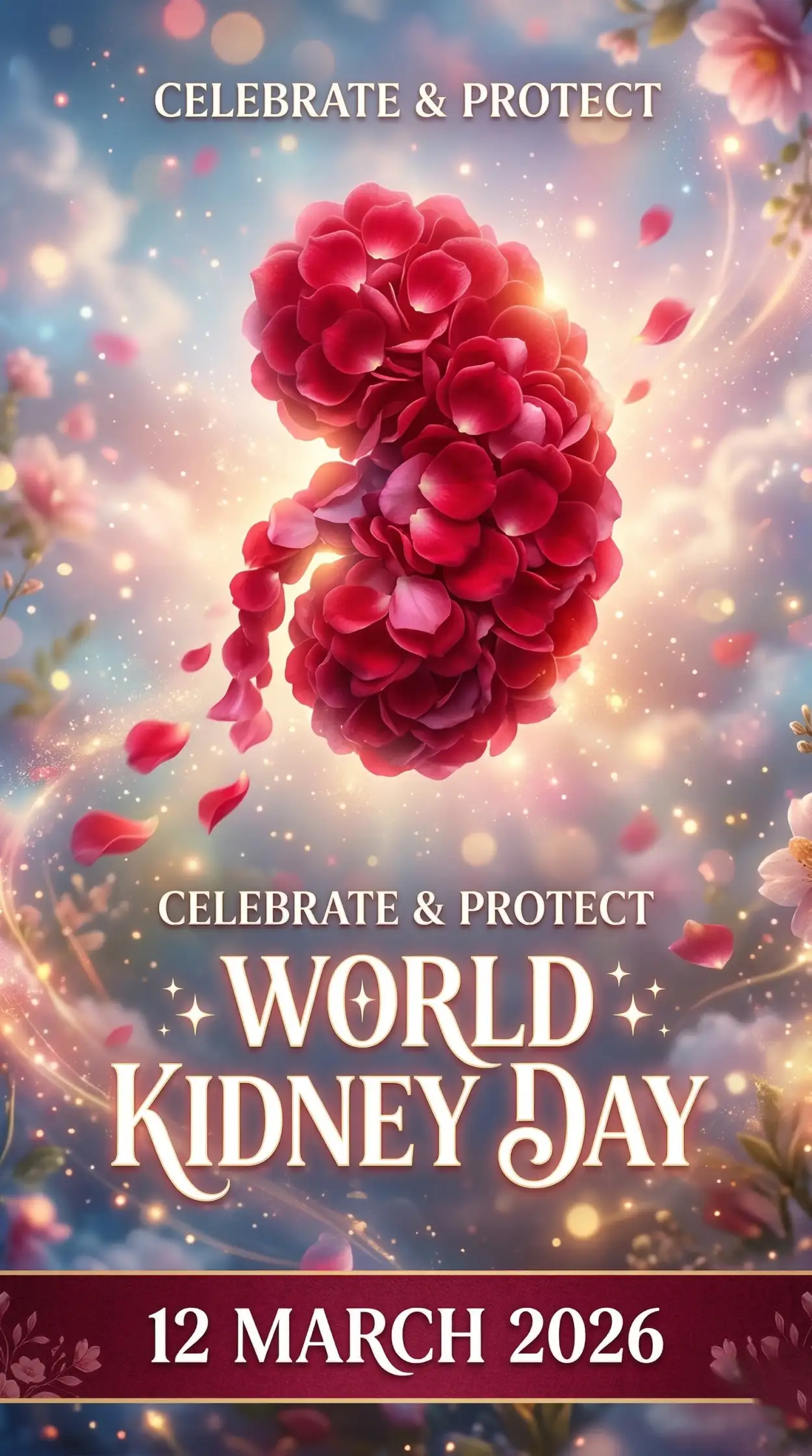 Free Download World Kidney Day 2026 Kidney Protection Poster - High Quality World Kidney Day Image