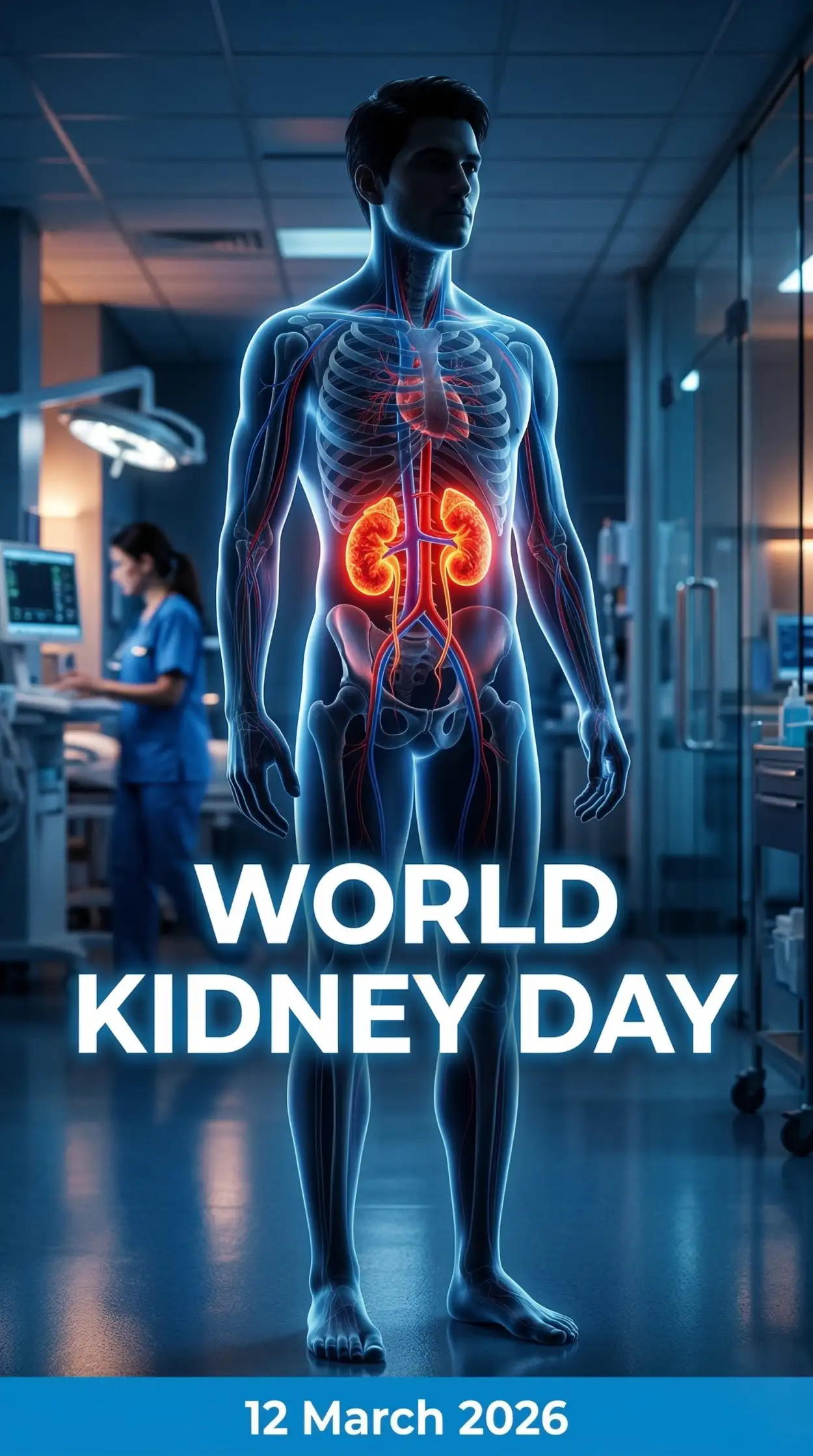 Free Download World Kidney Day 2026 Medical Awareness Images - High Quality World Kidney Day Image