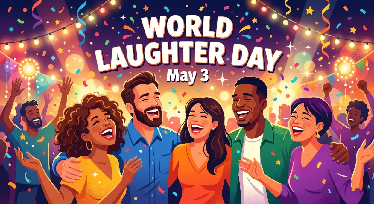 Free Download World Laughter Day 2026 Comedy Images Free - High Quality World Laughter Day 2026 Image