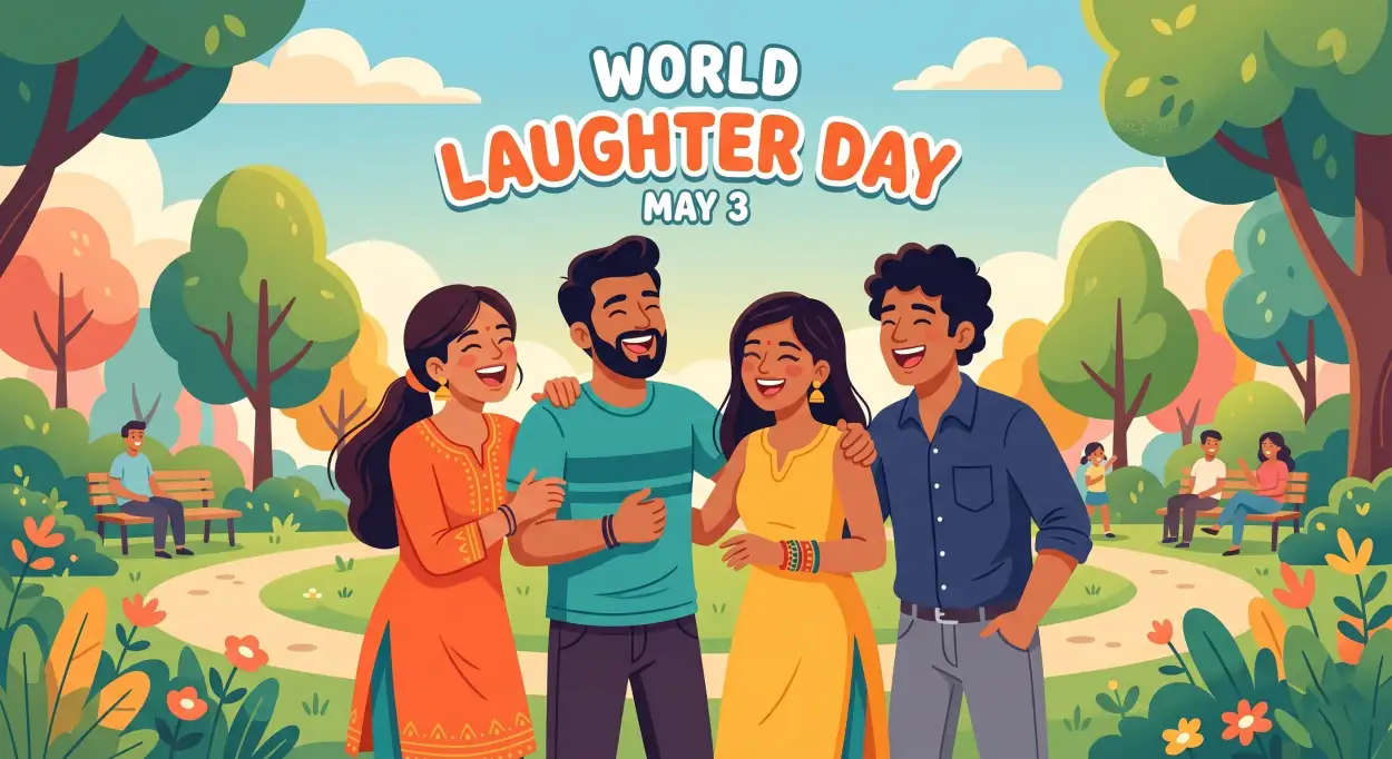 Free Download World Laughter Day 2026 Drawing Competition Ideas - High Quality World Laughter Day 2026 Image