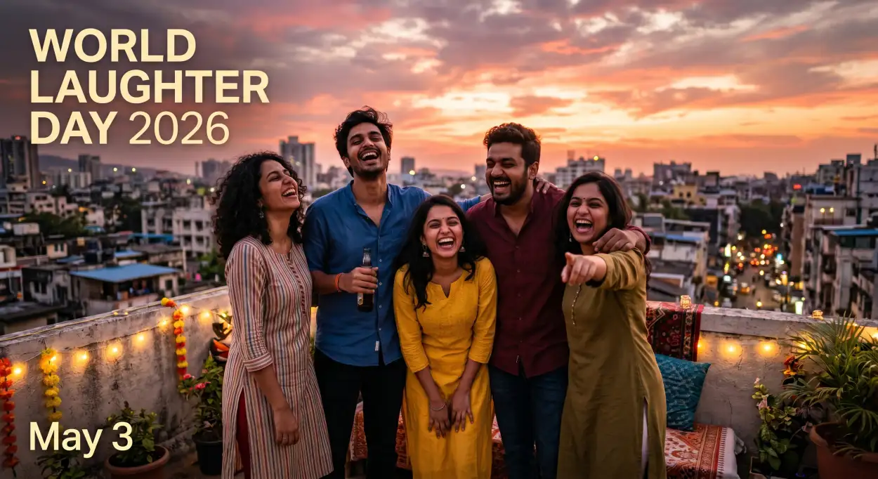 Free Download World Laughter Day 2026 Flex Banner Design - High Quality World Laughter Day 2026 Image