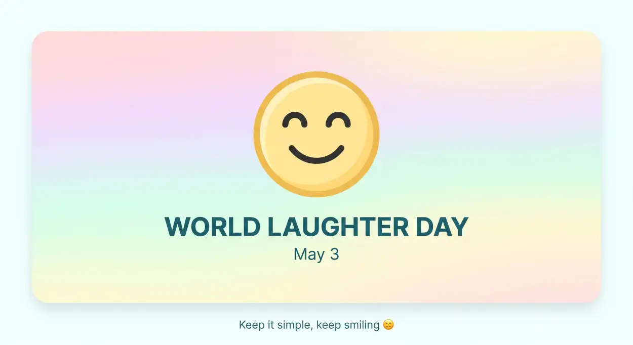 Free Download World Laughter Day 2026 Laughing Emoji Png - High Quality World Laughter Day 2026 Transparent PNG