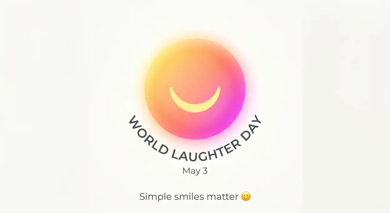 Free Download World Laughter Day 2026 Smiley Face Png Hd - High Quality World Laughter Day 2026 Transparent PNG