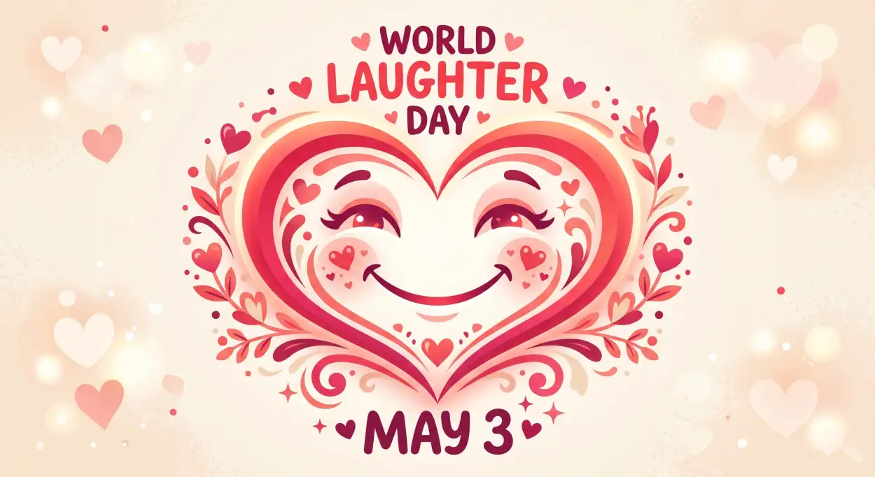 Free Download World Laughter Day 2026 Typography Png Design - High Quality World Laughter Day 2026 Transparent PNG