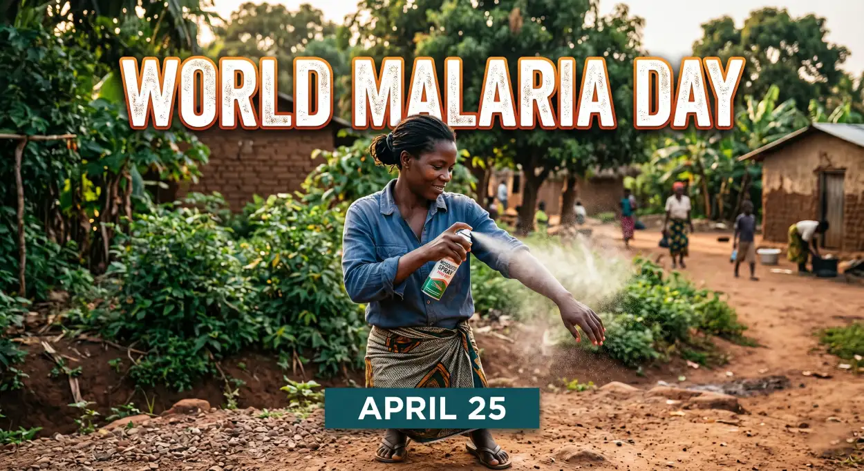 Free Download World Malaria Day 2026 Flyer Design - High Quality World Malaria Day 2026 Image
