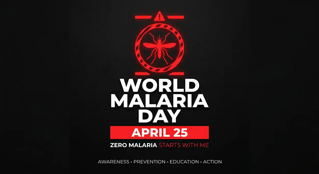 Free Download World Malaria Day 2026 Government Awareness Program - High Quality World Malaria Day 2026 Image